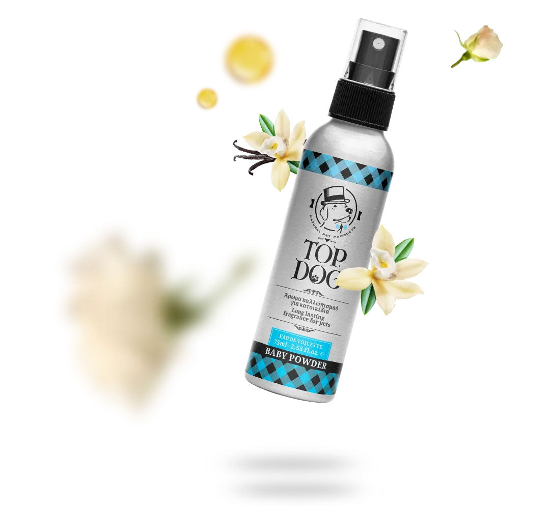 Αρωματική Λοσιόν Κατοικίδιων Baby Powder 75ml - Top Dog