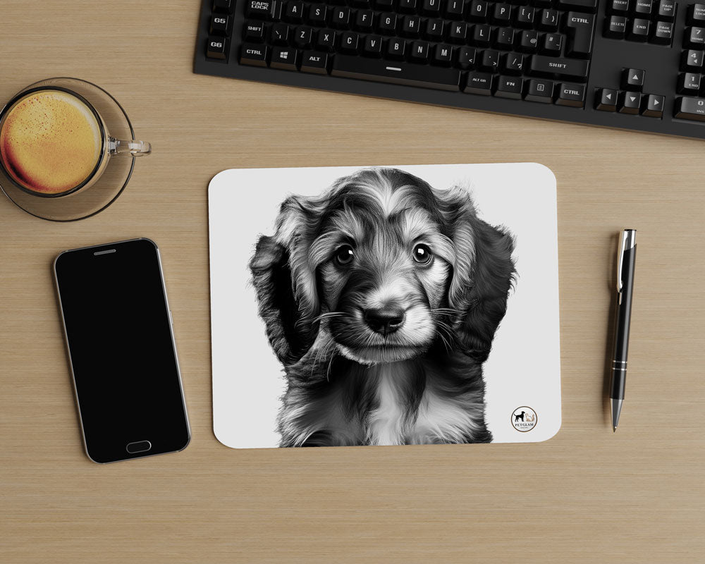 MOUSEPAD "Afghan Hound Flow"