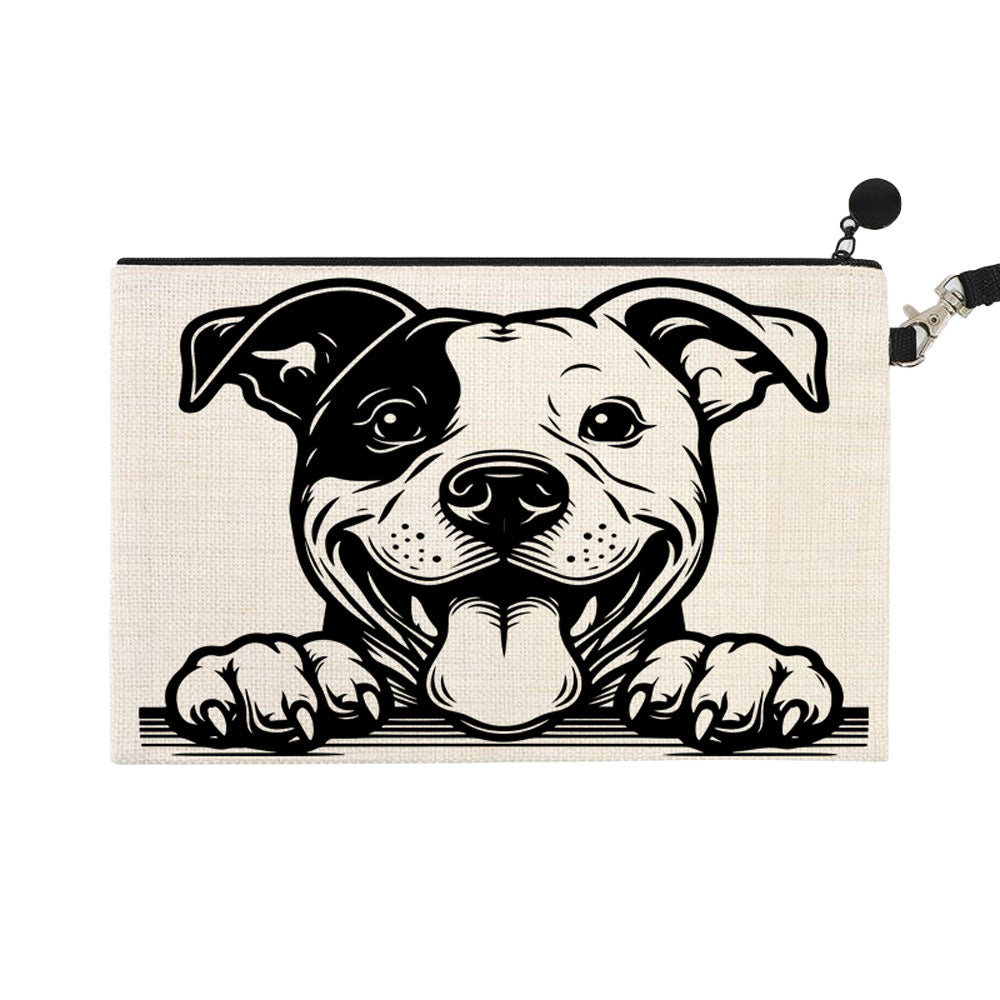 ΤΣΑΝΤΑΚΙ ΛΙΝΟ ΜΕ ΛΟΥΡΑΚΙ 15Χ24cm Pit Bull