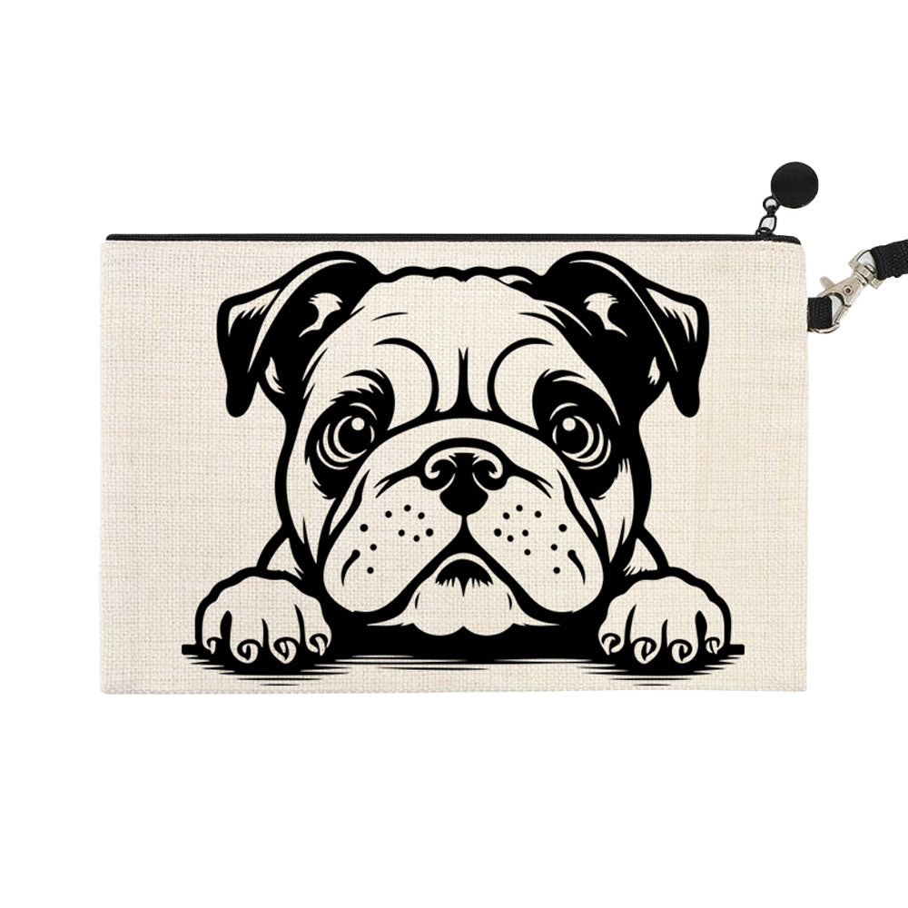 ΤΣΑΝΤΑΚΙ ΛΙΝΟ ΜΕ ΛΟΥΡΑΚΙ 15Χ24cm Bulldog