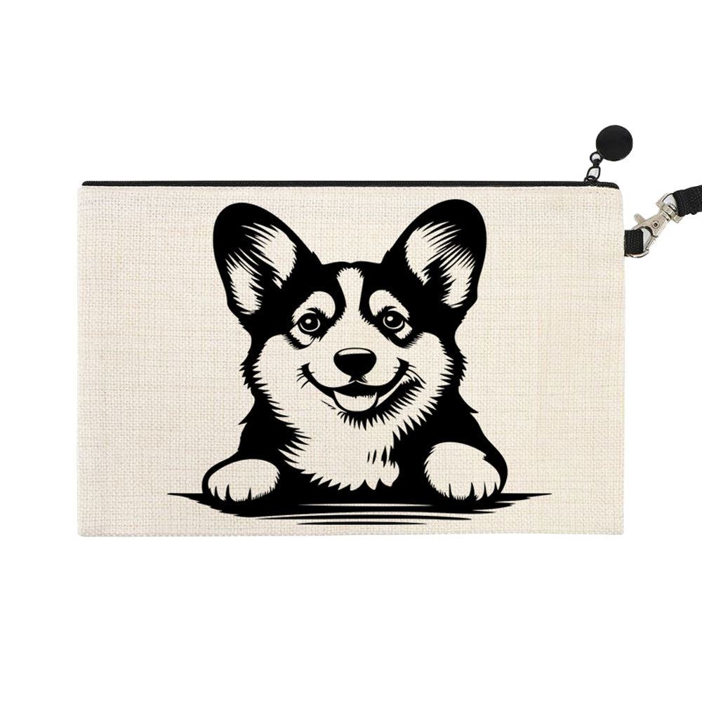 ΤΣΑΝΤΑΚΙ ΛΙΝΟ ΜΕ ΛΟΥΡΑΚΙ 15Χ24cm Corgi