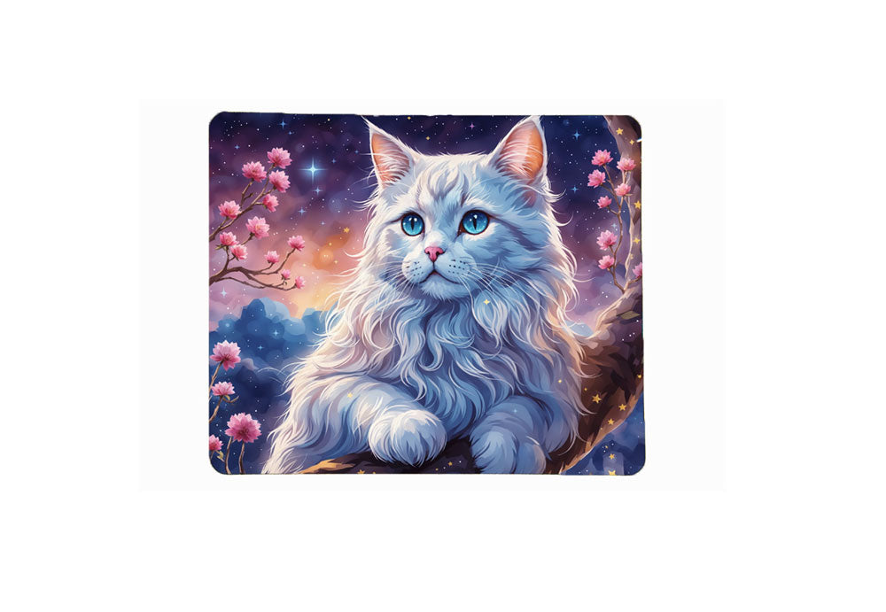 MOUSEPAD CUTE WHITE CAT