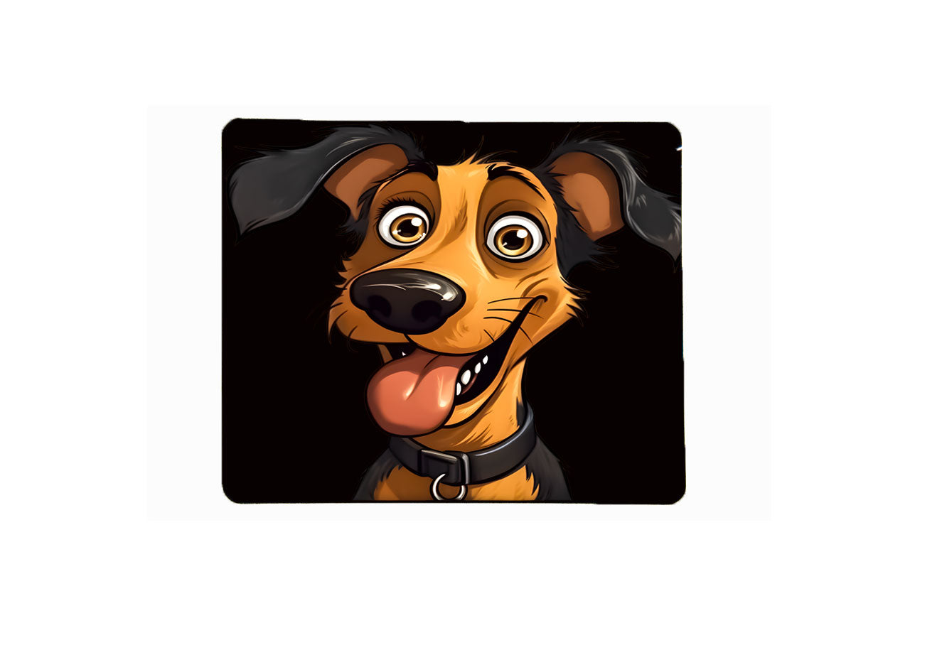 MOUSEPAD FUNNY DOG CLIPART
