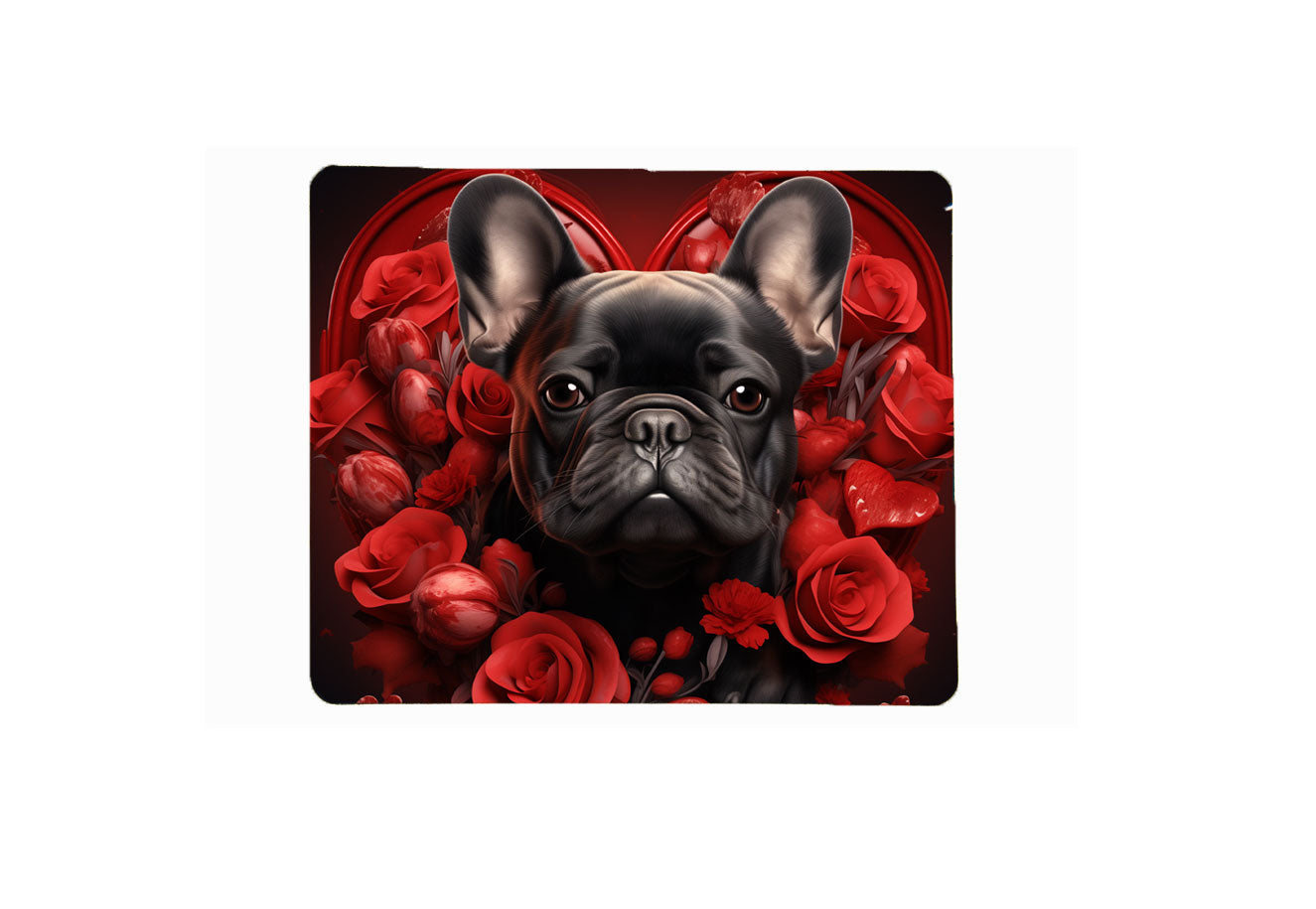 MOUSEPAD FRENCH BULLDOG LOVE