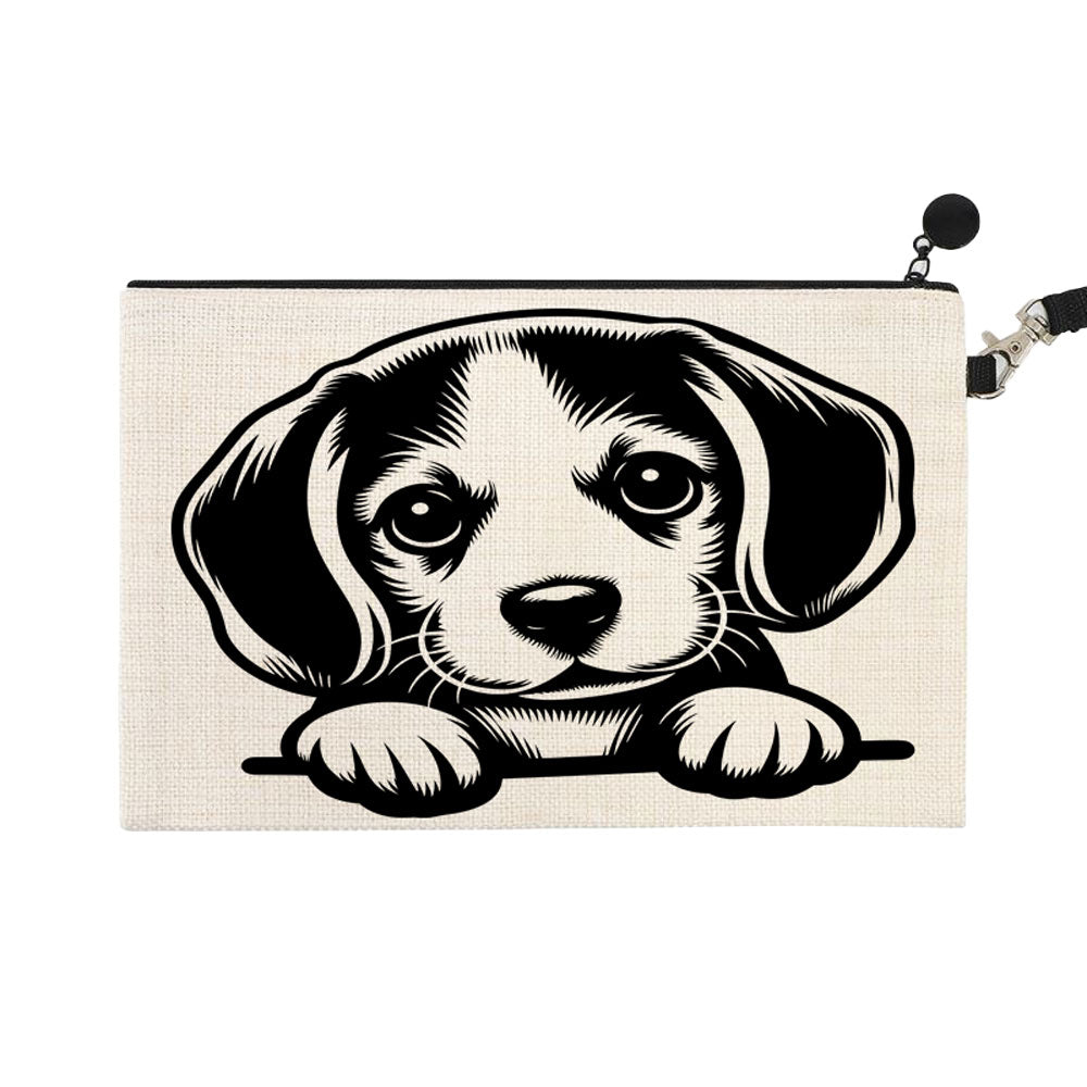 ΤΣΑΝΤΑΚΙ ΛΙΝΟ ΜΕ ΛΟΥΡΑΚΙ 15Χ24cm Beagle