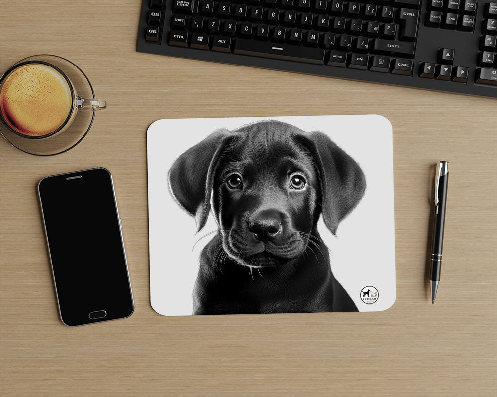 MOUSEPAD “Monochrome Labrador Magic"