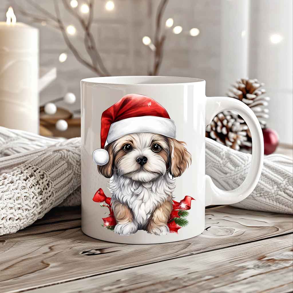Xmas Κούπα “Little Santa Dog”