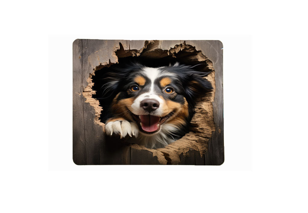 MOUSEPAD PEEKING DOG