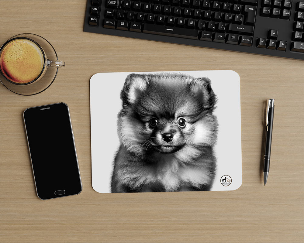 MOUSEPAD "Pomeranian Puff – Stylish Pup"