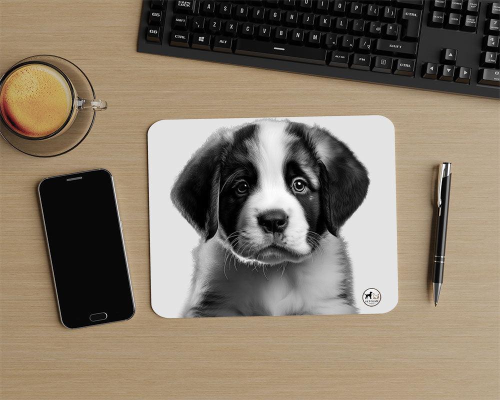 MOUSEPAD "The Gentle Saint Bernard"