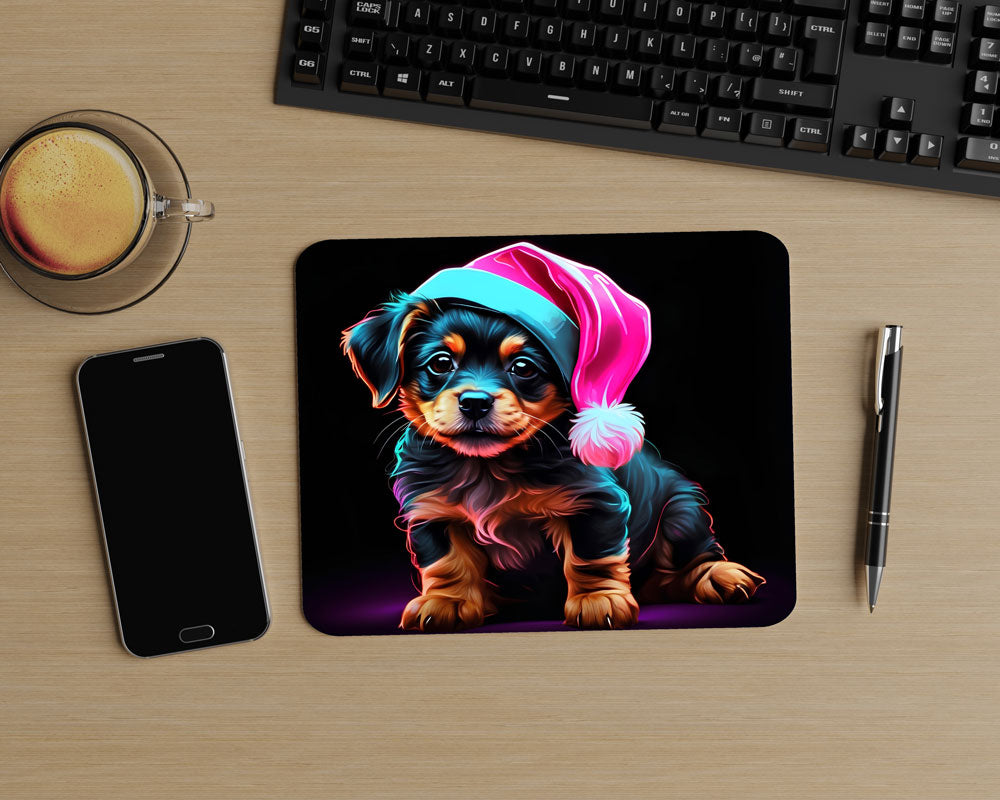 MOUSEPAD “Puppy Christmas Magic”