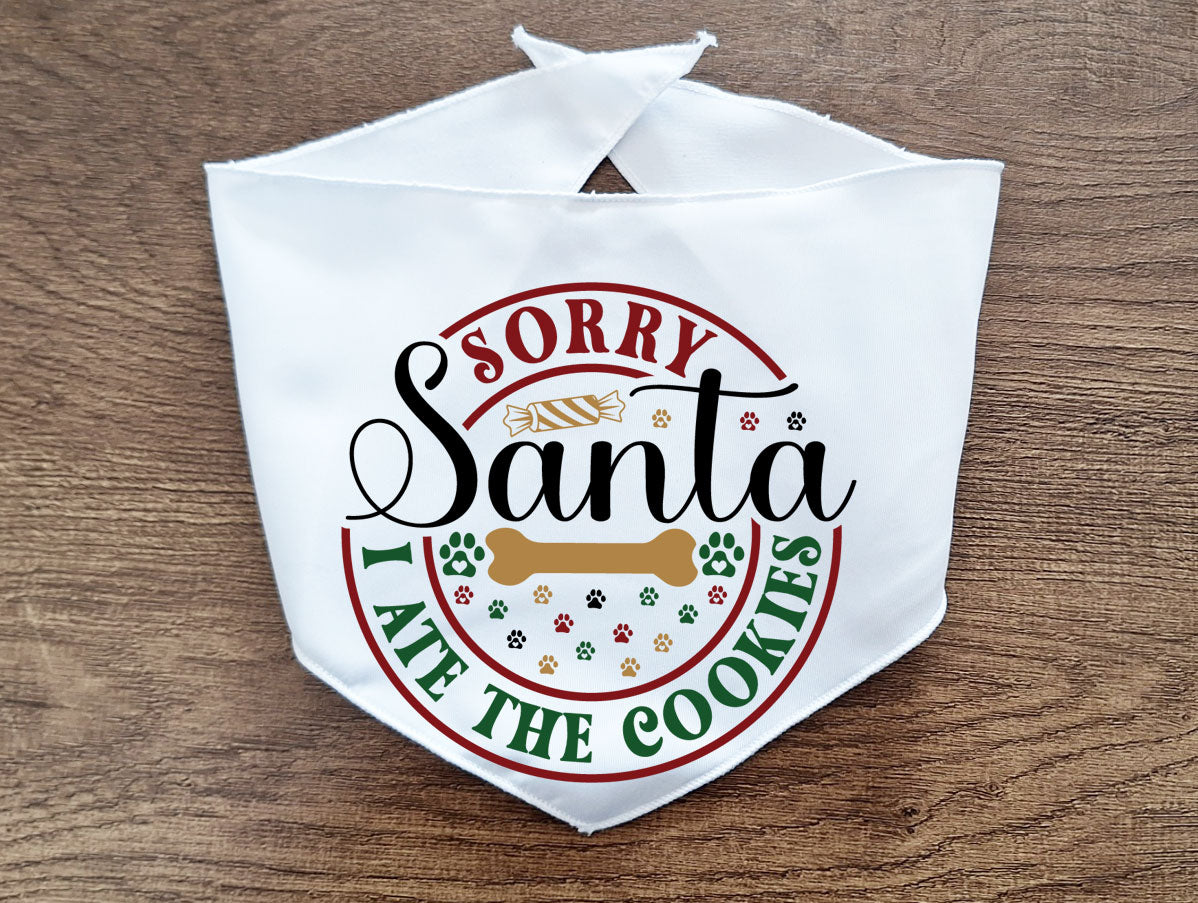 Xmas ΜΠΑΝΤΑΝΑ "Sorry Santa I ate the cookies"