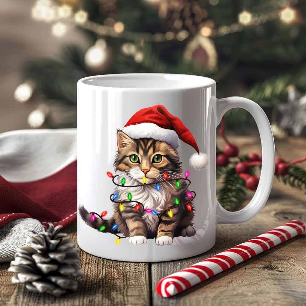 Xmas Κούπα “Jolly Cat Spirit”