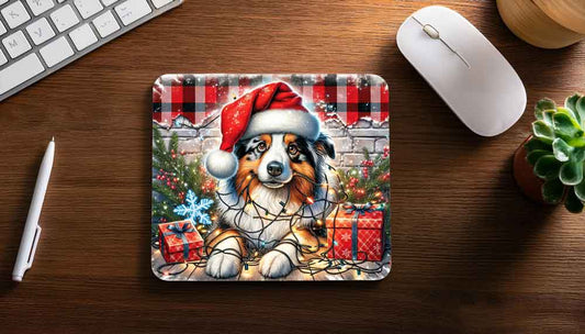 MOUSEPAD XMAS Australian Shepherd