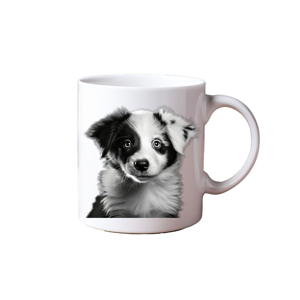 ΚΟΥΠΑ "Border Collie Focus – Art in Monochrome"