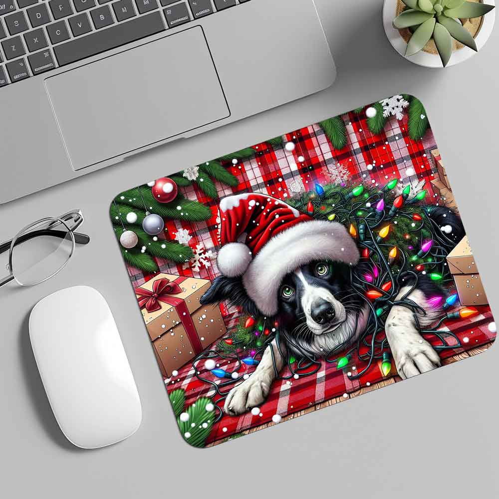 MOUSEPAD XMAS Border Collie