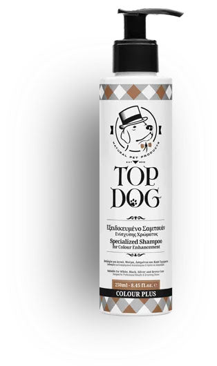 Σαμπουάν Κατοικιδίων Colour Plus 250ml - Top Dog
