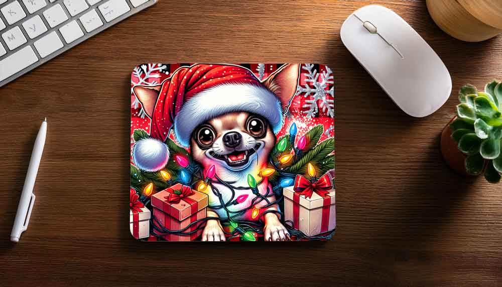 MOUSEPAD XMAS Chihuahua