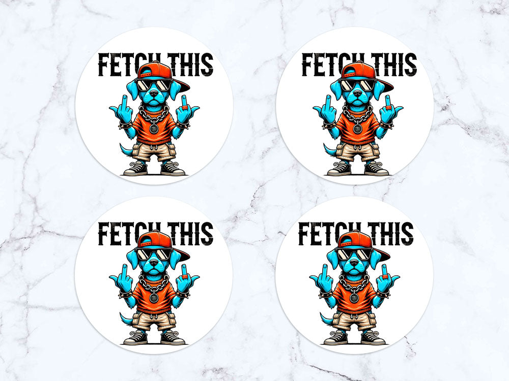 Σουβέρ Fetch this - Σετ 4τμχ