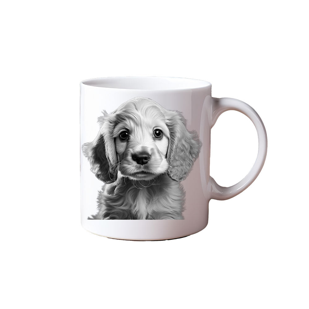 ΚΟΥΠΑ "Cocker Spaniel Charm – B&W Edition"