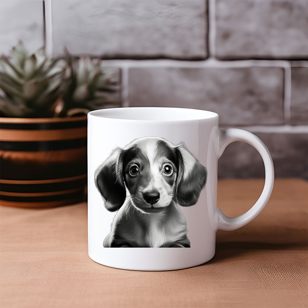 ΚΟΥΠΑ "Dachshund Dreams – Elegant Contrast"