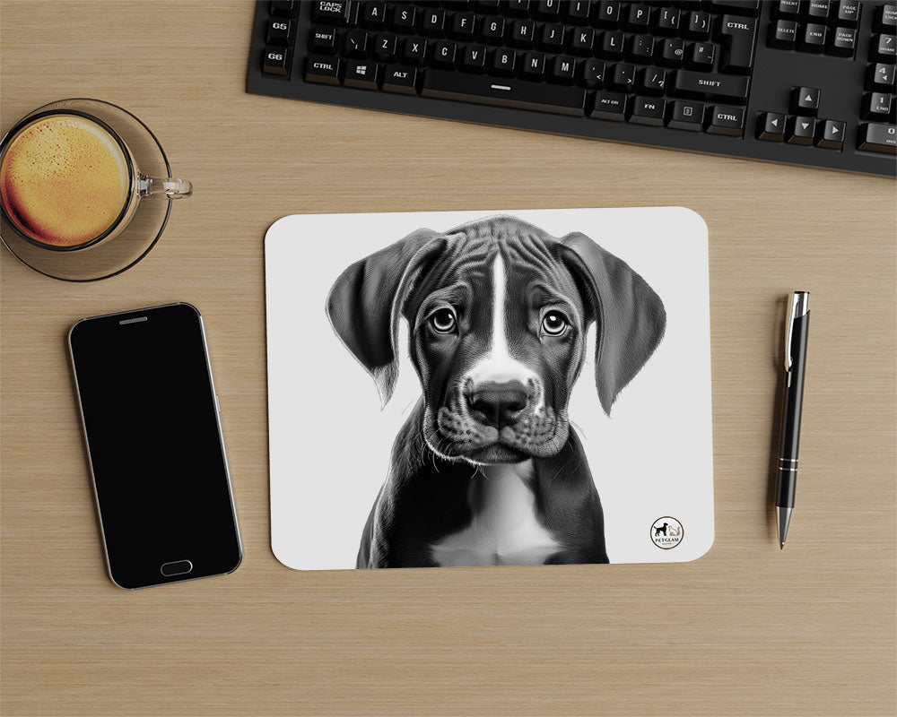 MOUSEPAD "Great Dane B&W Style"
