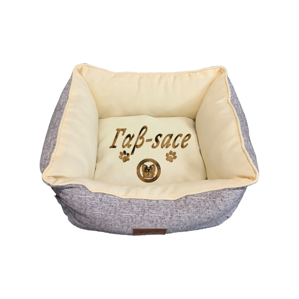 Πολυτελές Κρεβάτι Σενίλ με Ιβουάρ Ποπλίνα – Γαβsace