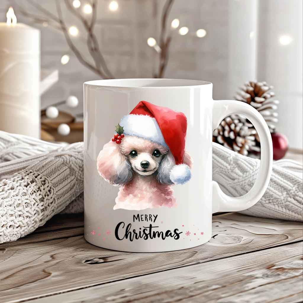 Xmas Κούπα “Santa Poodle – Merry Christmas”