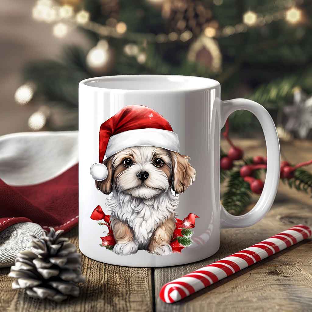 Xmas Κούπα “Little Santa Dog”