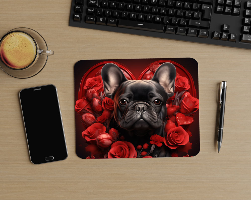 MOUSEPAD FRENCH BULLDOG LOVE