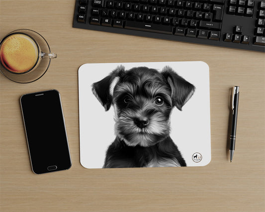 MOUSEPAD "Mustache Love in Black & White"