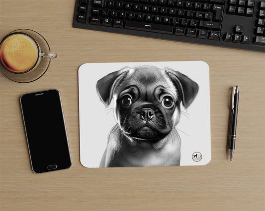 MOUSEPAD "Noir Pug Vibes"