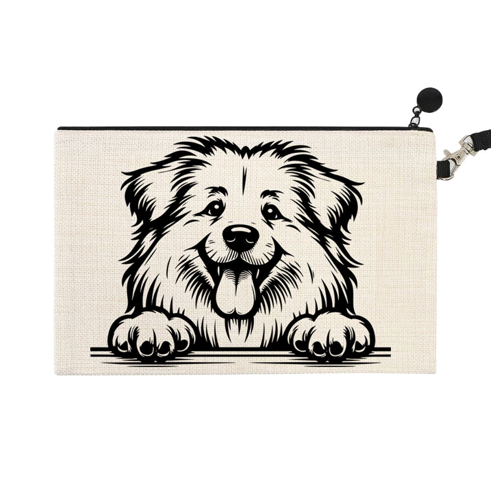 ΤΣΑΝΤΑΚΙ ΛΙΝΟ ΜΕ ΛΟΥΡΑΚΙ 15Χ24cm Pyrenean Shepherd