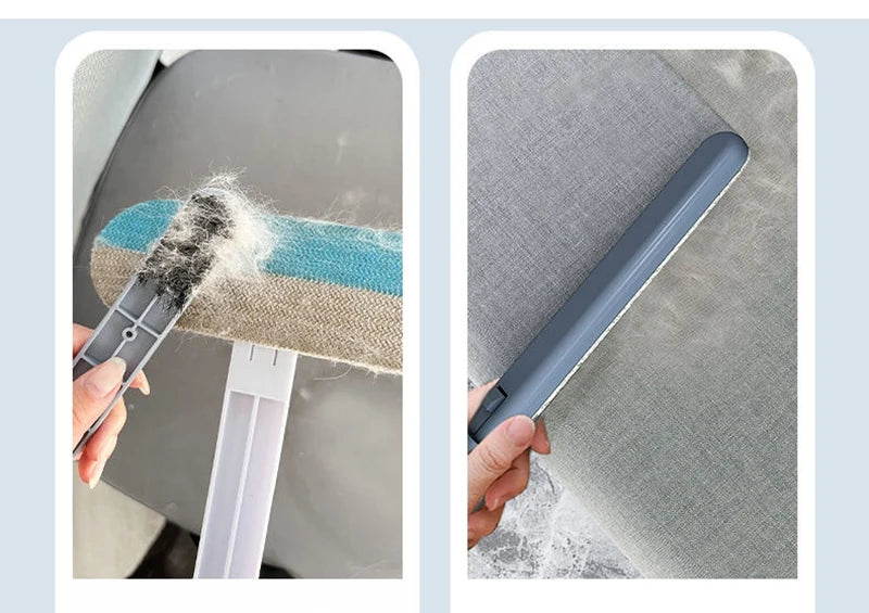 3 σε 1 Βούρτσα Αφαίρεσης Τριχών Κατοικιδίων με Μακρύ Χερούλι – Για Σπίτι, Ρούχα & Έπιπλα