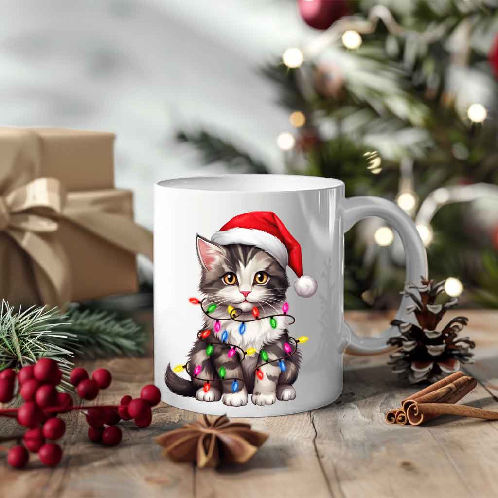 Xmas Κούπα “Santa Kitty – Merry & Bright”