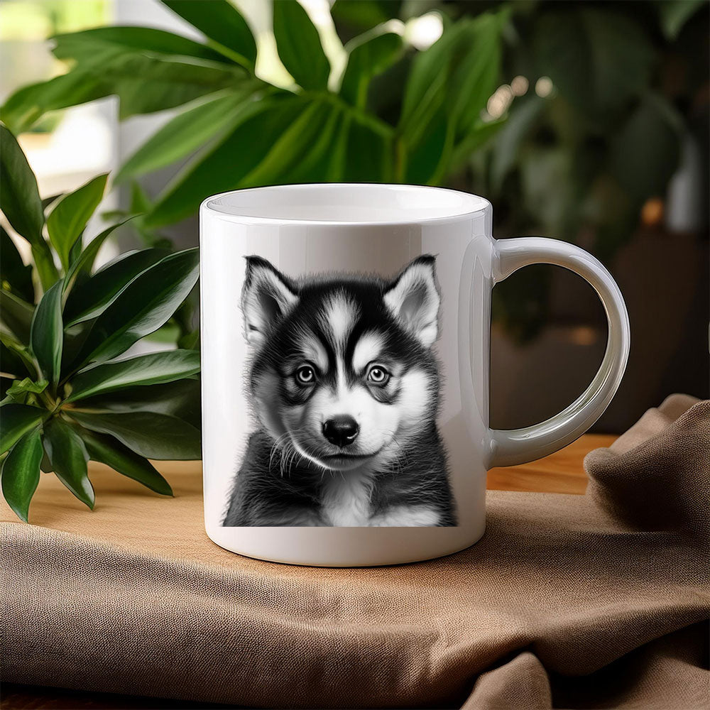 ΚΟΥΠΑ “Siberian Soul – Black & White Husky"