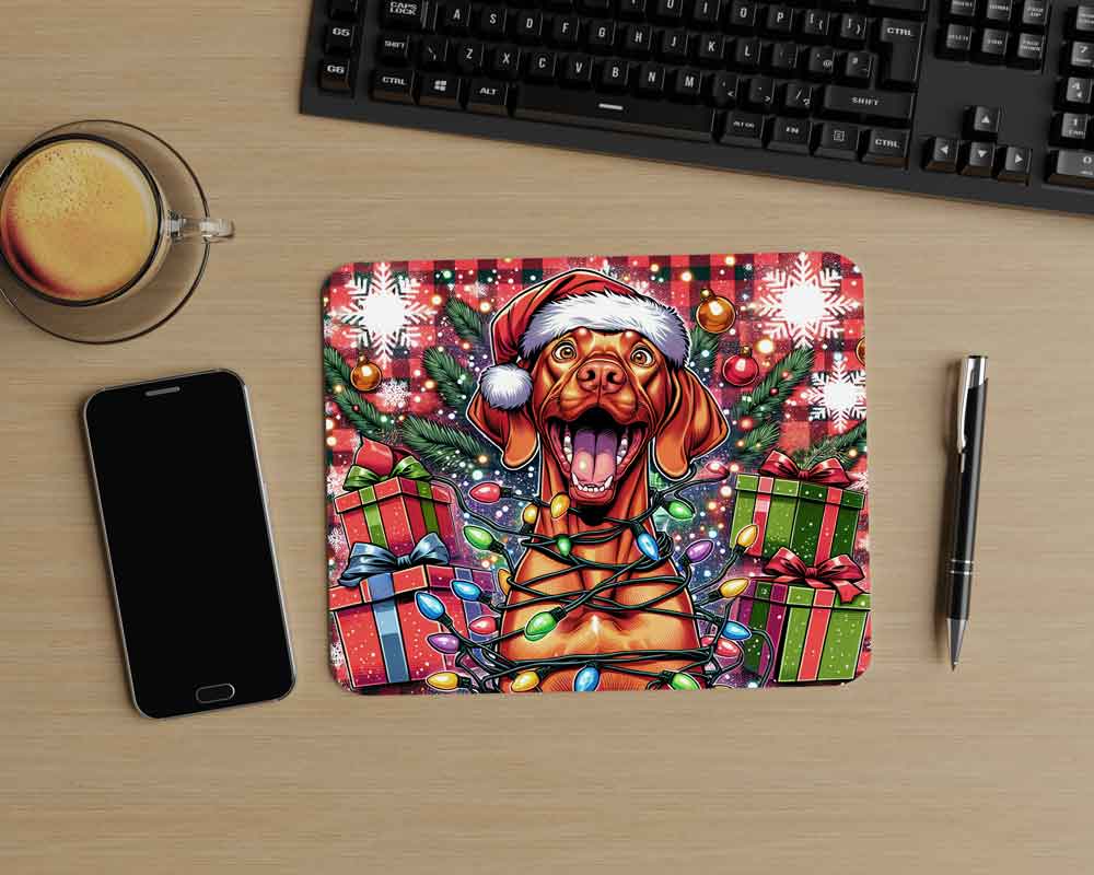 MOUSEPAD XMAS Vizsla