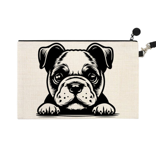 ΤΣΑΝΤΑΚΙ ΛΙΝΟ ΜΕ ΛΟΥΡΑΚΙ 15Χ24cm Pug